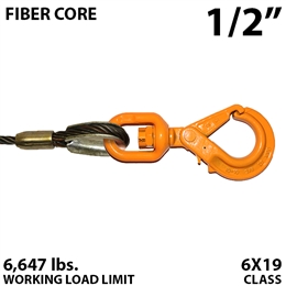 Half Inch Rigging Line Half inch Fiber Core Winch Line with Thimbled Eye and Self Locking ...